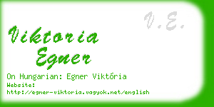 viktoria egner business card
